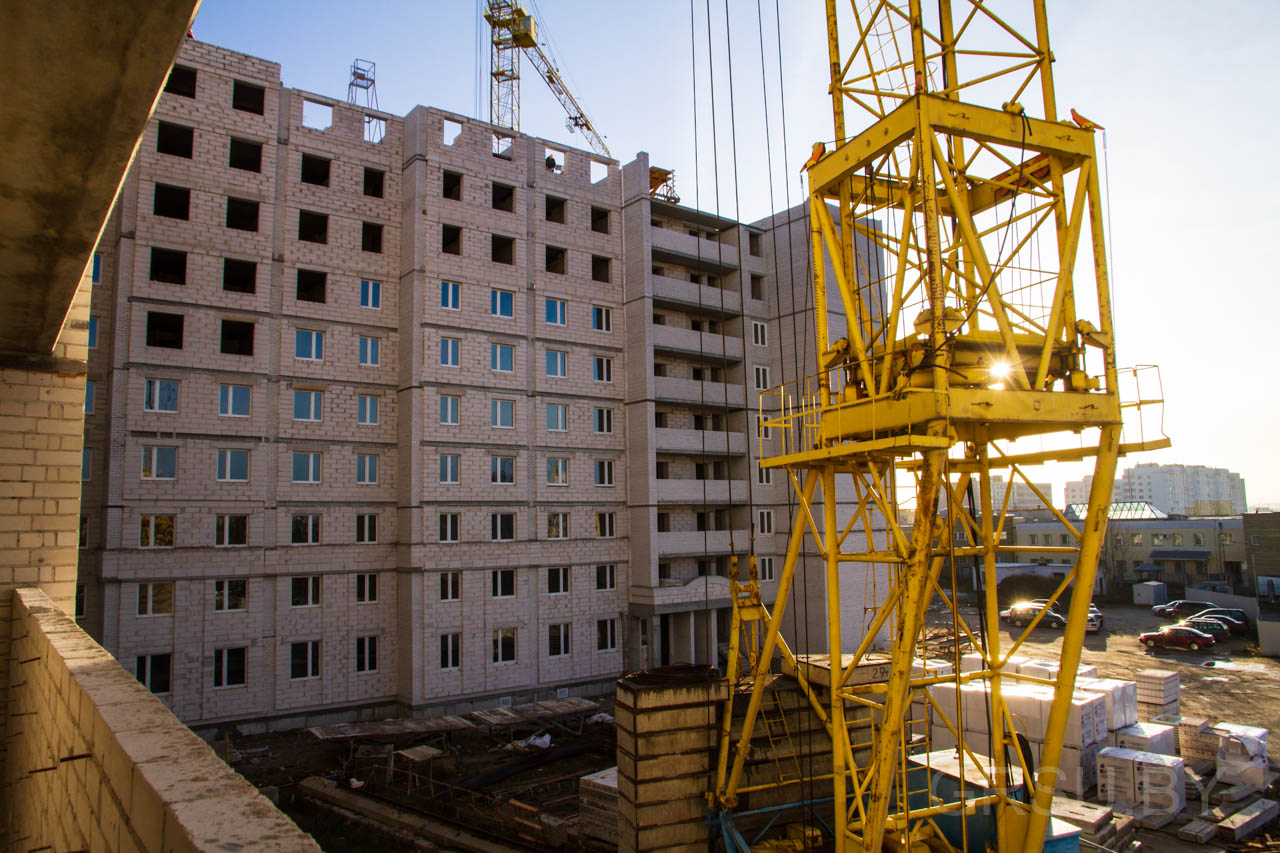 Новые этажи – новые ракурсы: в ГрГУ имени Янки Купалы продолжается строительство общежития для студентов (ДОБАВЛЕНО ВИДЕО)