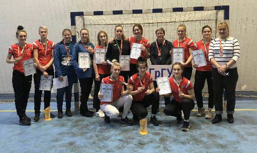 Женская команда ГрГУ имени Янки Купалы стала бронзовым призером Республиканской студенческой гандбольной лиги