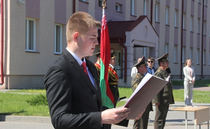 Студенты ГрГУ имени Янки Купалы приняли военную присягу на верность Республике Беларусь и белорусскому народу