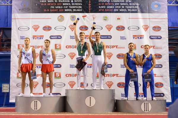 Представители ГрГУ имени Янки Купалы завоевали медали на Кубке Республики Беларусь по прыжкам на батуте
