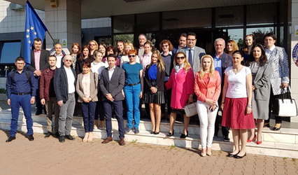 Преподаватели ГрГУ имени Янки Купалы в рамках программы академической мобильности ERASMUS+ посетили Университет г. Питешти (Румыния)