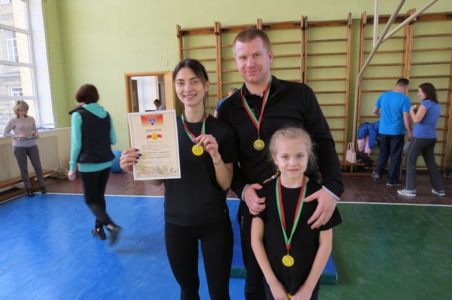 Самую спортивную семью выбрали в ГрГУ имени Янки Купалы