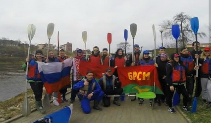 Студенты и сотрудники ГрГУ имени Янки Купалы совершили поход по местам боевой славы Гродненского района