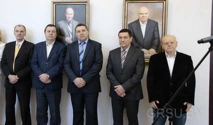 Открытие обновленной экспозиции Галереи портретов профессоров университета состоялось в ГрГУ имени Янки Купалы