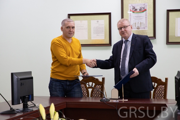 В ГрГУ имени Янки Купалы подписан договор с новым резидентом Научно-технологического парка