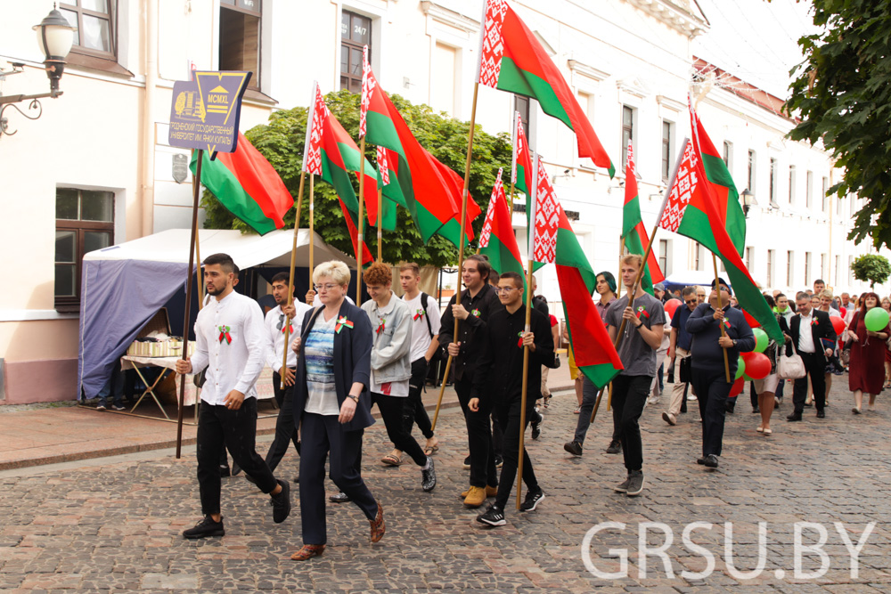 Купаловцы приняли участие в праздновании Дня Независимости Республики Беларусь