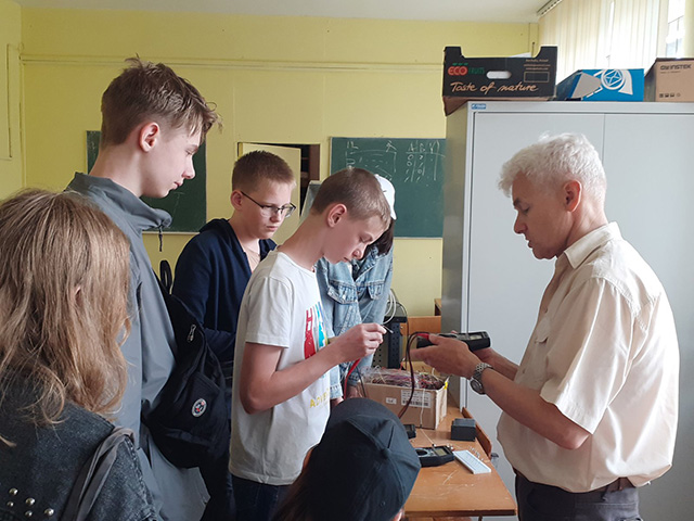 У Купалаўскім універсітэце школьнікам прэзентавалі патэнцыял фізіка-тэхнічнага факультэта