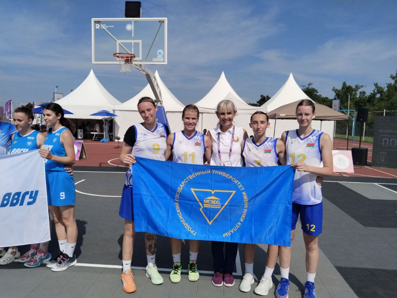 Женская сборная команда ГрГУ имени Янки Купалы завоевала золотую медаль по баскетболу 3х3 на международных студенческих играх